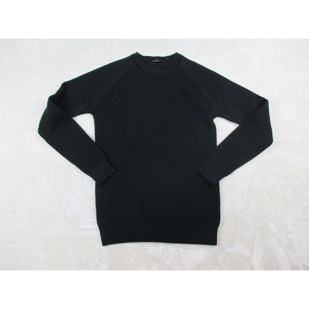 Lululemon‎ Simply Wool Sweater Womens Extra Small Black Knit Casual Ladies
